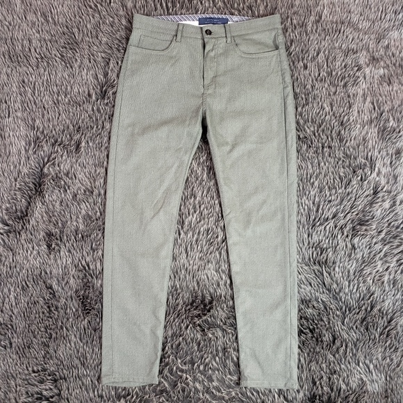 Zara Pants - ZARA Man Green Skinny Pants